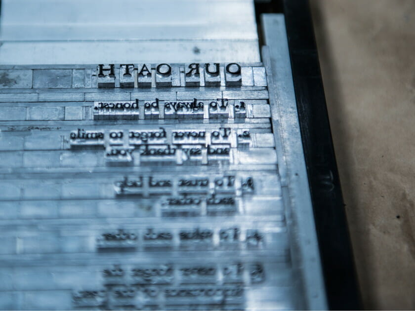 Letterpress Poster & Frame (7)