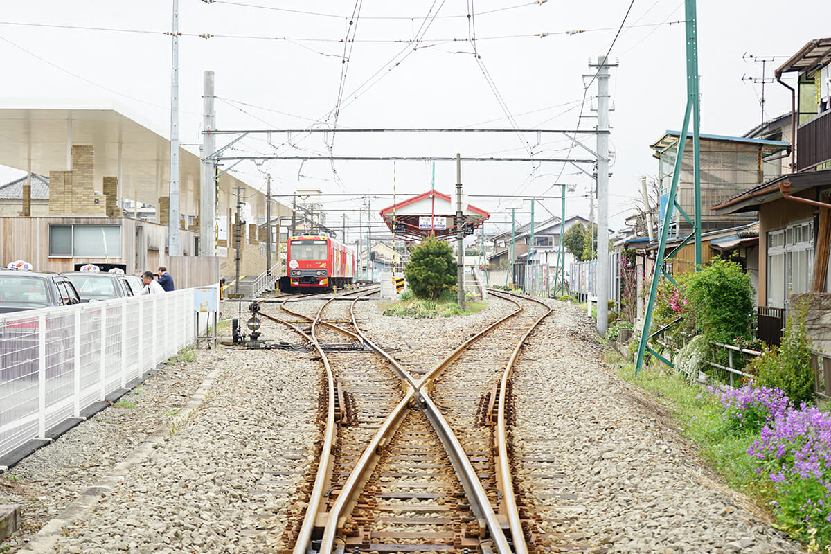 蔟屋のある、上州富岡駅。JR高崎駅から上信電鉄に乗り換え約40分