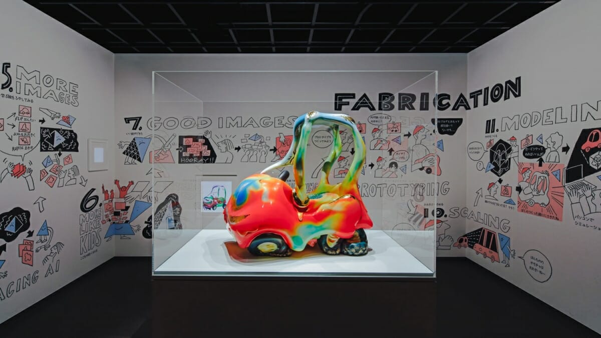 PARTYが制作したAIと人間によるアート作品「GANGU」が、日本科学未来館にて11月より常設展示開始