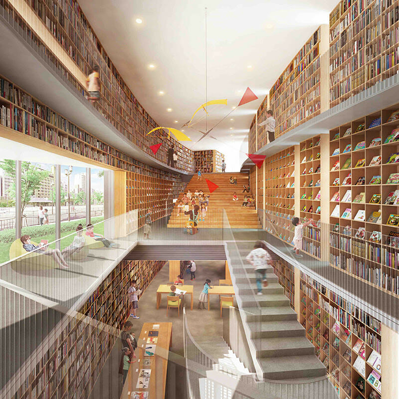 安藤忠雄設計の図書施設「こども本の森　中之島」が2020年3月に大阪・中之島公園にオープン