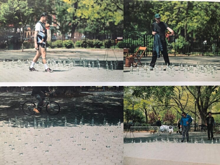 Shuta Hasunuma, Someone’s public and private / Something’s public and private, 2019, Tompkins Square Park, New York <br />Photo by Masahito Ono