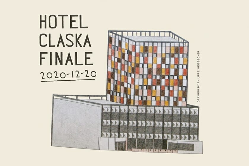 東京・目黒のHotel CLASKAが12月20日に閉館。閉館前には、フィリップ・ワイズベッカーの展示や各種キャンペーンも予定