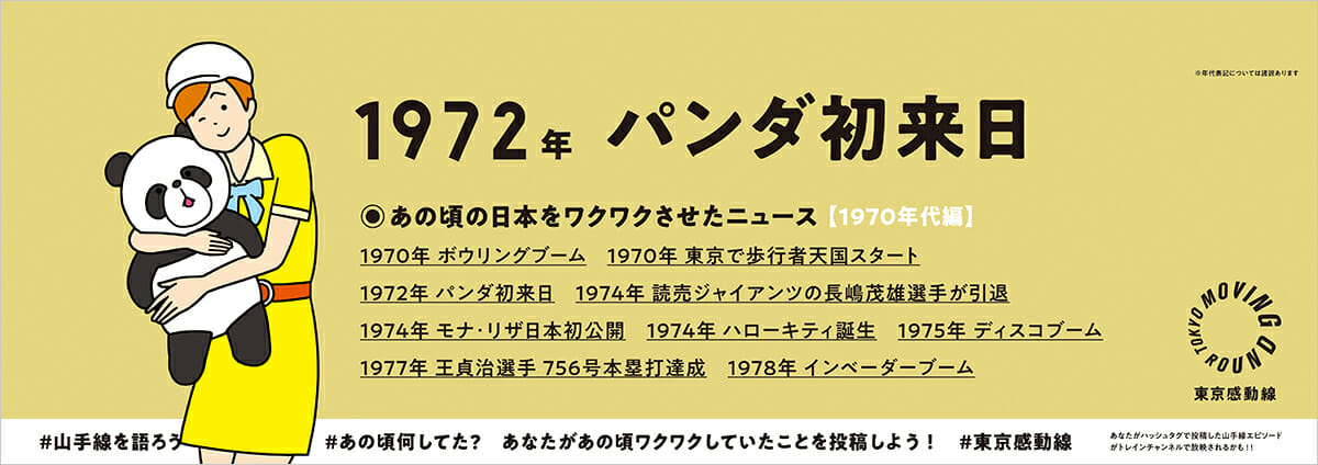 「山手線Ver.2020by東京感動線」中づり広告