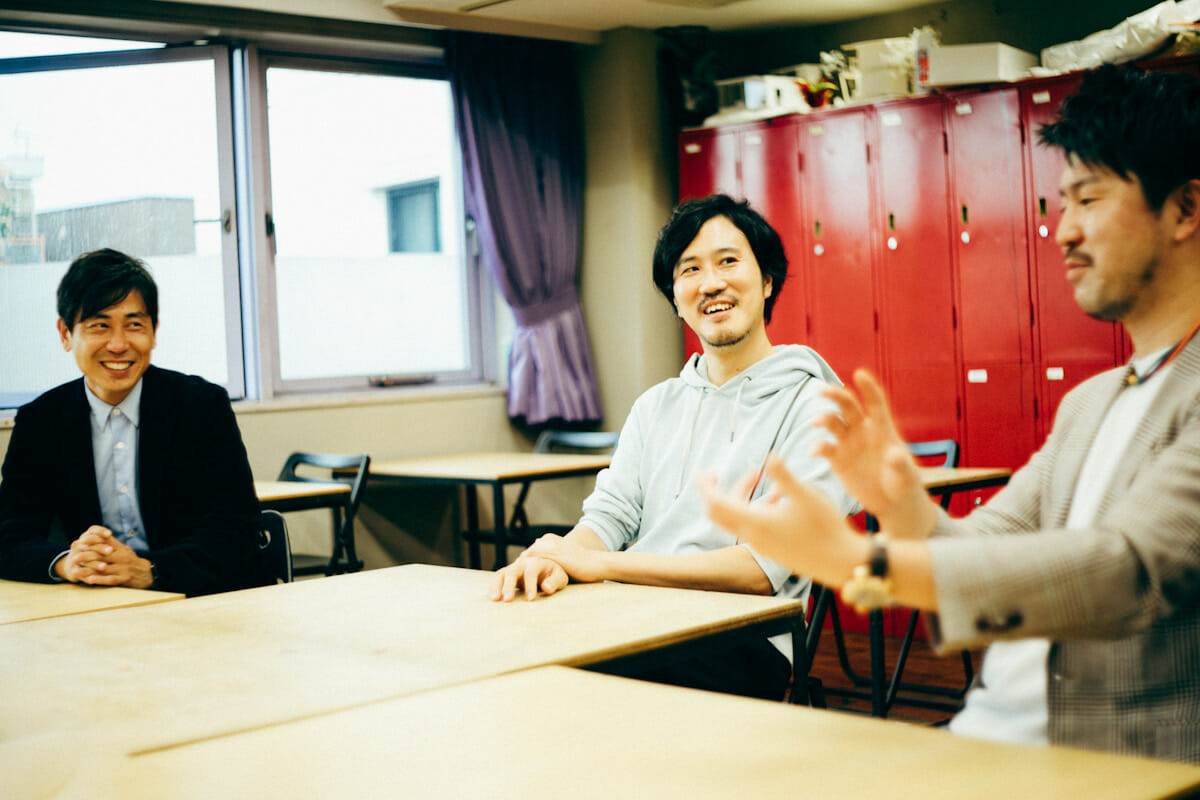 上川さん、大川原さん、西村さん