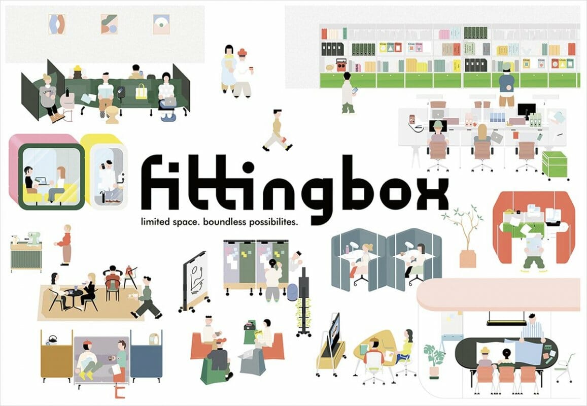 インターオフィスが多様な働き方に対応した家具のサブスクリプションサービス「Fittingbox」を開始