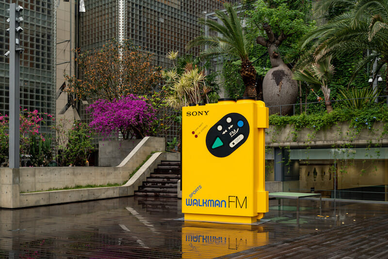 「WALKMAN IN THE PARK」©Ginza Sony Park Project