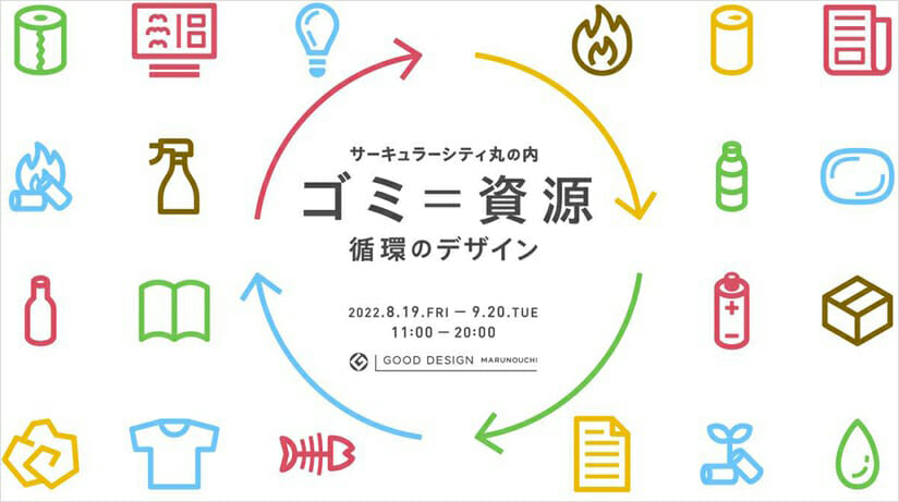 サーキュラーシティ丸の内　ゴミ＝資源　 循環のデザイン