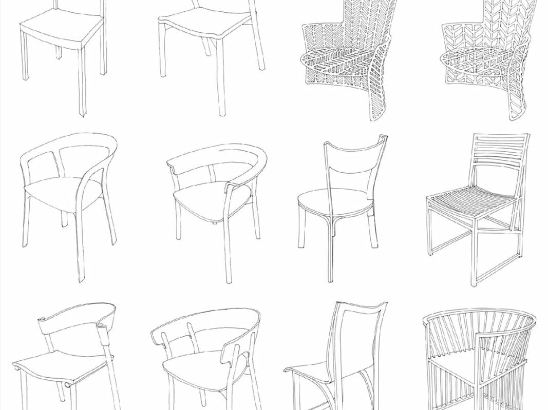 椅子のデザインスケッチ (6)