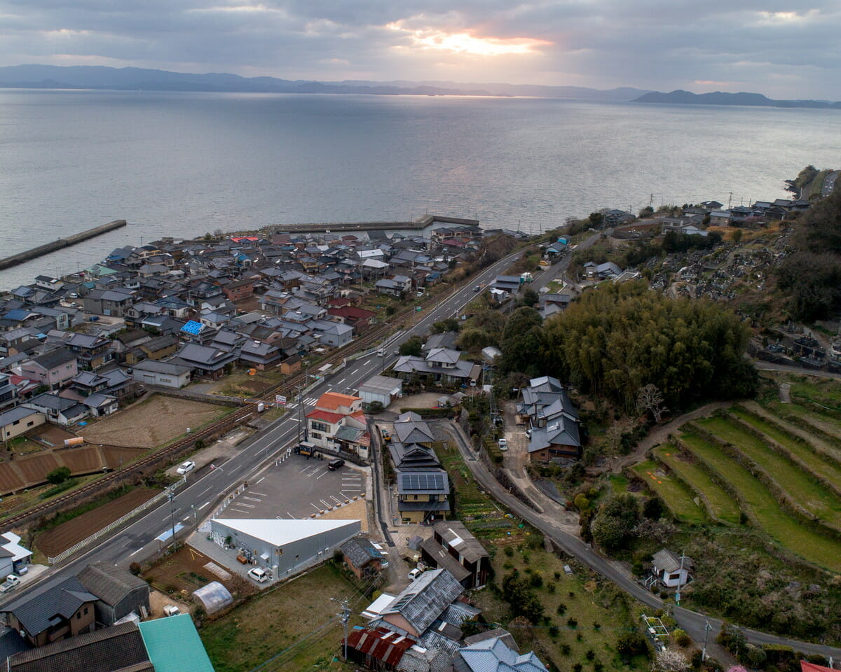 長崎県東彼杵町の国道34号線沿いの画像