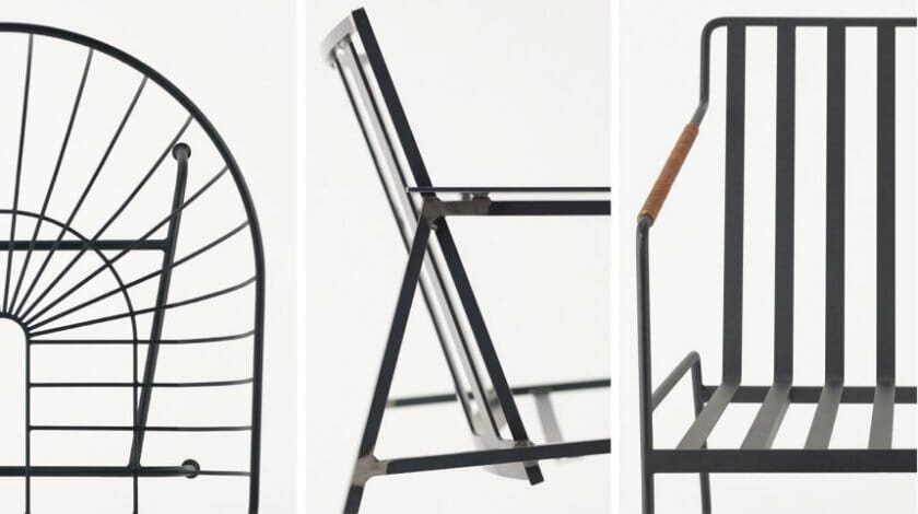 杉山製作所が「ミラノデザインウィーク2023」に出展、柴田文江など4人のデザイナーによる鉄家具を展示