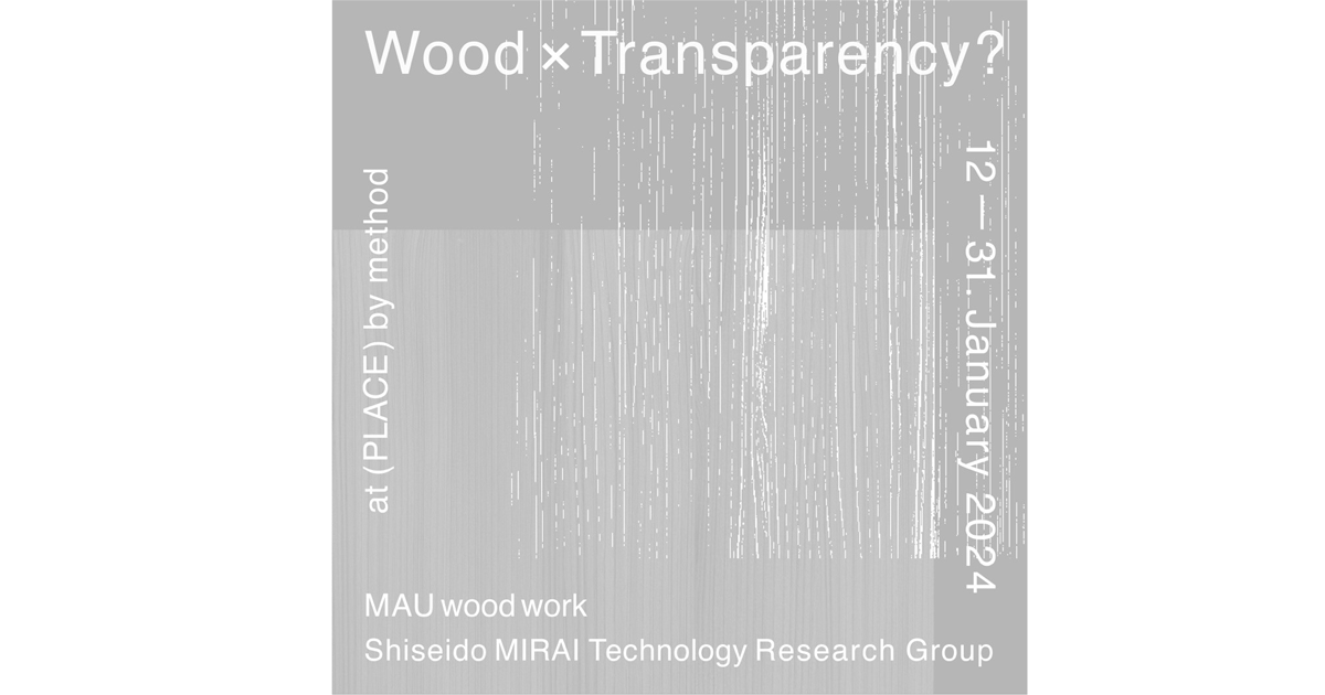 Wood x Transparency?