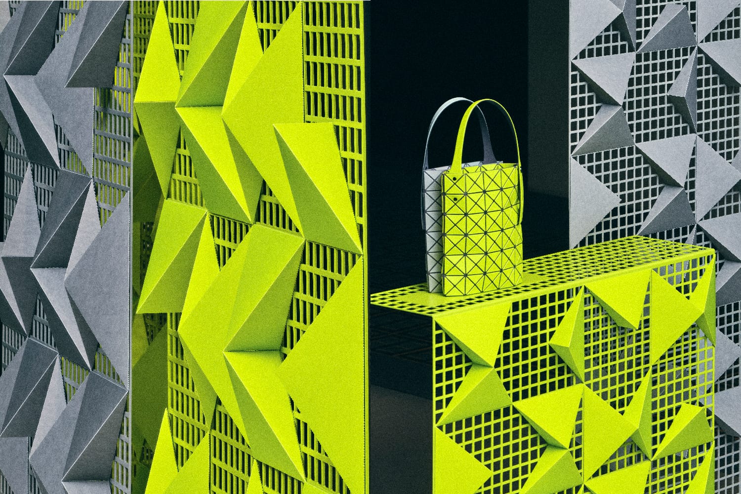 BAO BAO ISSEY MIYAKE 「DUO」 window display (2)