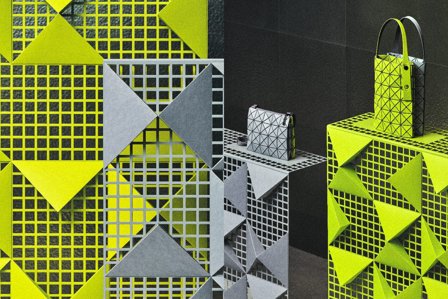 BAO BAO ISSEY MIYAKE 「DUO」 window display (3)