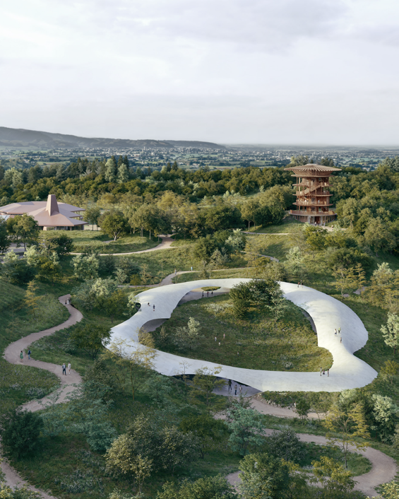 ゴールドウインが8組の設計者と協業、未来のネイチャーパーク「Play Earth Park Naturing Forest」を2027年開業