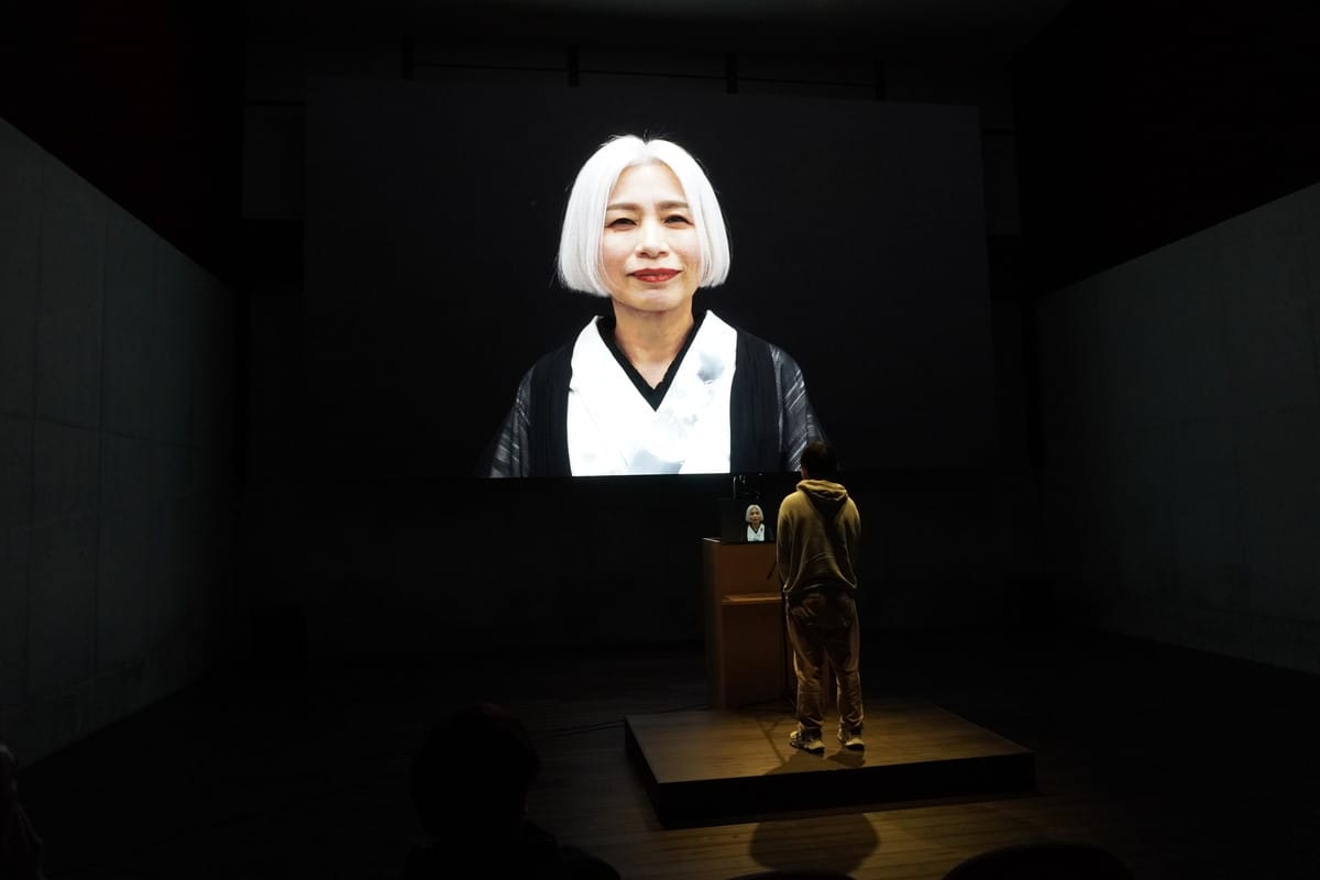 パビリオン内にある対話シアターの会場。以前からの知り合いのように、敬語を使わずに話しはじめるのもルール