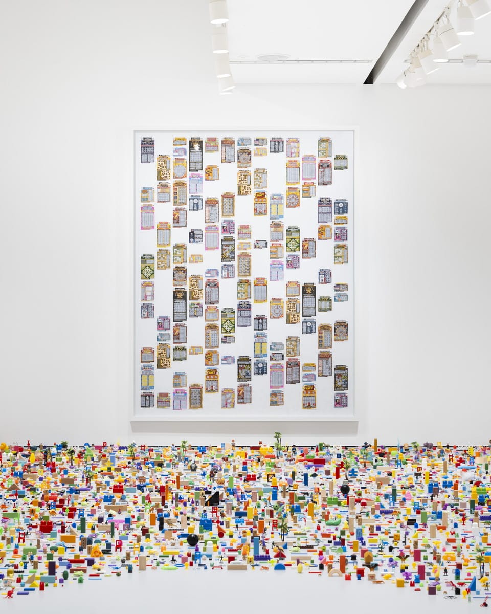 展示風景： ライアン・ガンダー：ユー・コンプリート・ミー」ポーラ美術館、2025 年 Courtesy the artist and TARO NASU, Tokyo. 撮影：中川周