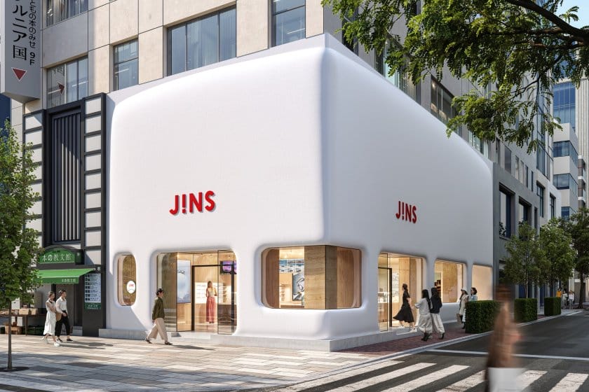 藤本壮介が設計、ジンズ初のグローバル旗艦店「JINS銀座店」が2026年春にオープン