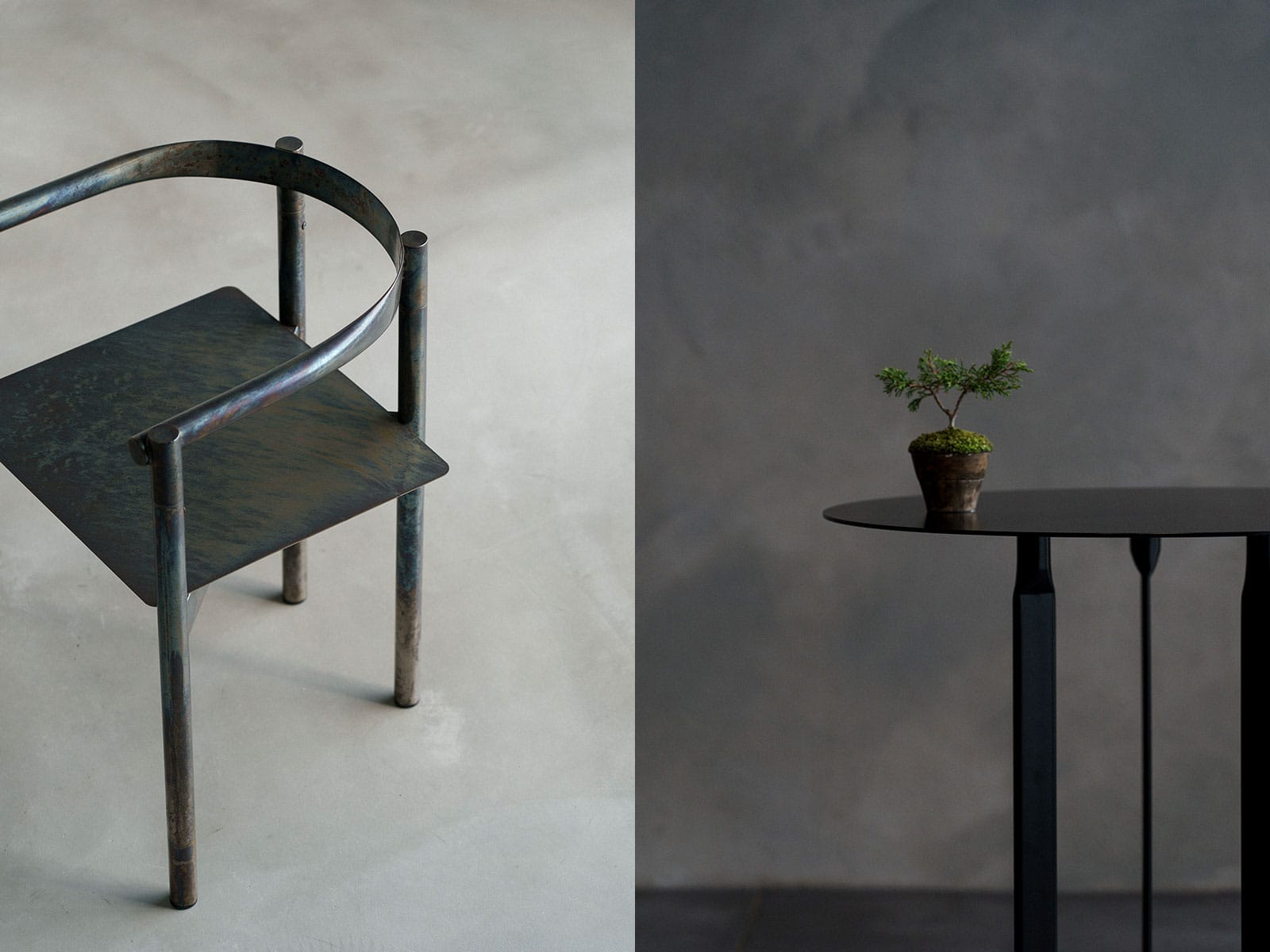 (左)PF Armchair(右)PF Table