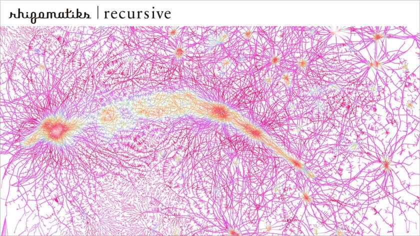 ライゾマティクスが、AIプロジェクト「recursive」を京都大学の新設アートスペースで展示
