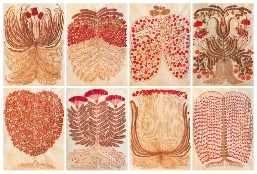 今村文 個展「温かい家 -my red flowers-」