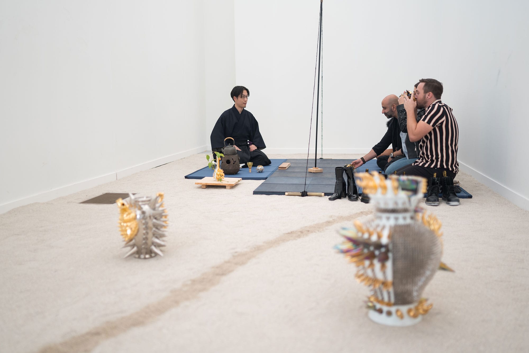 「SCOPE MIAMI BEACH2023」(マイアミ)にて行ったアート茶会
