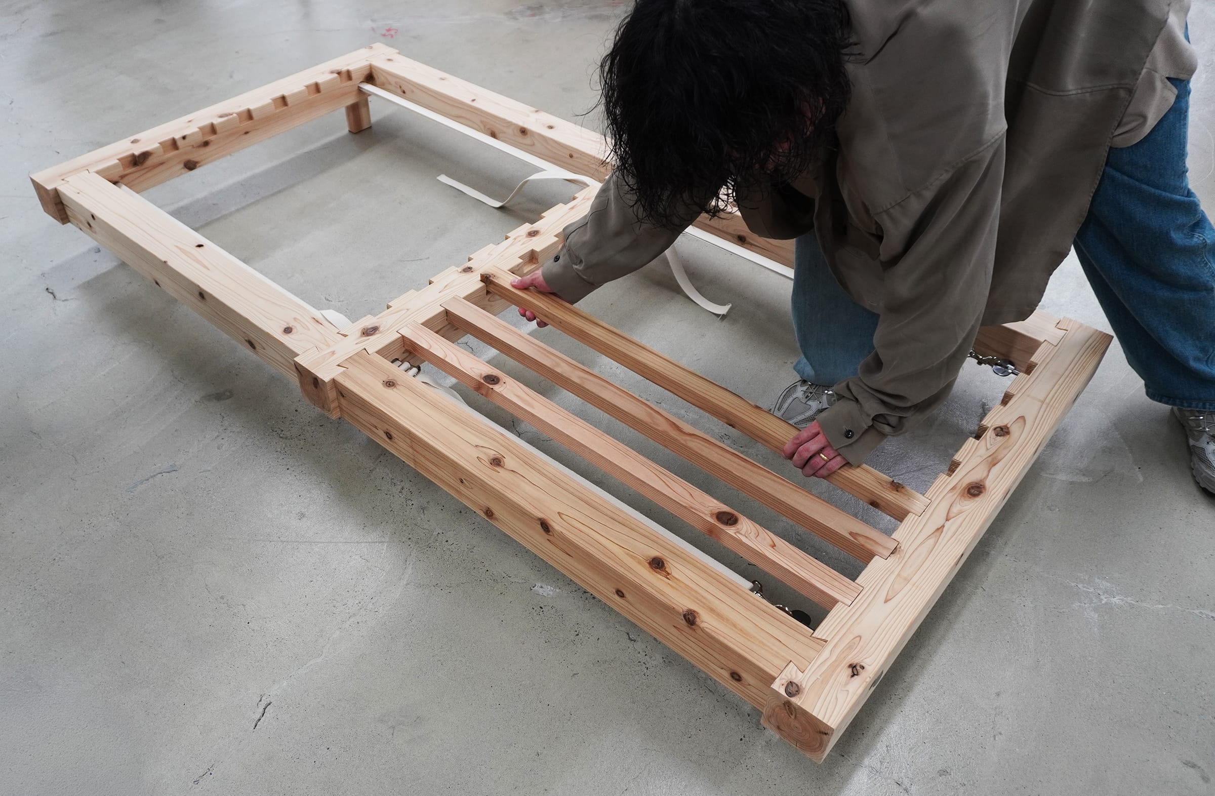 組み立ての様子