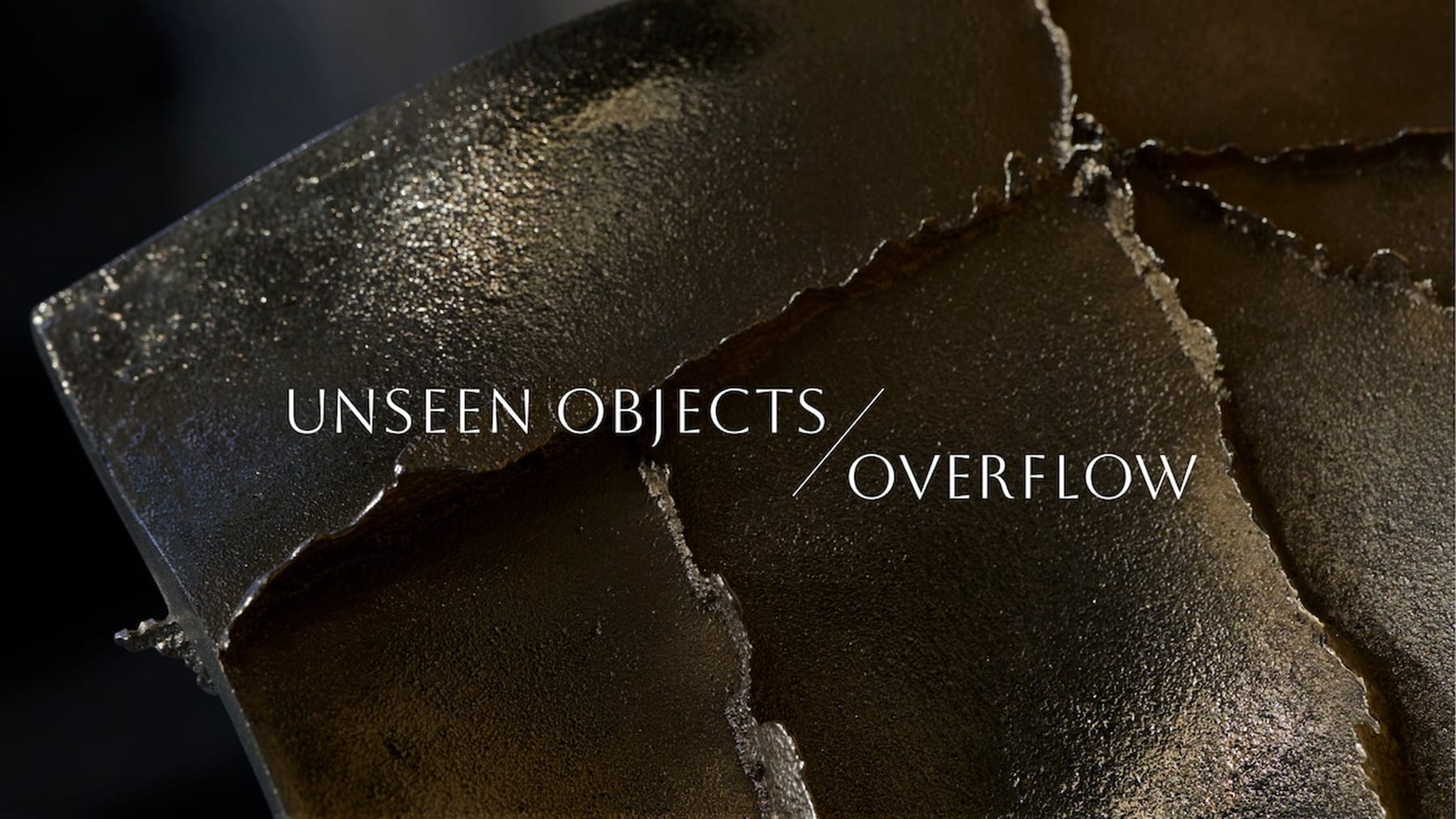 平和合金とwe+が協働、ミラノデザインウィーク2026で家具コレクション「Unseen Objects / Overflow」を発表