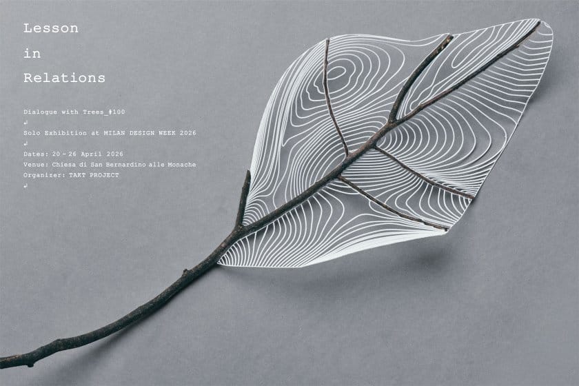 TAKT PROJECTがミラノデザインウィーク2026にて個展を開催、テーマは「関係のレッスン」