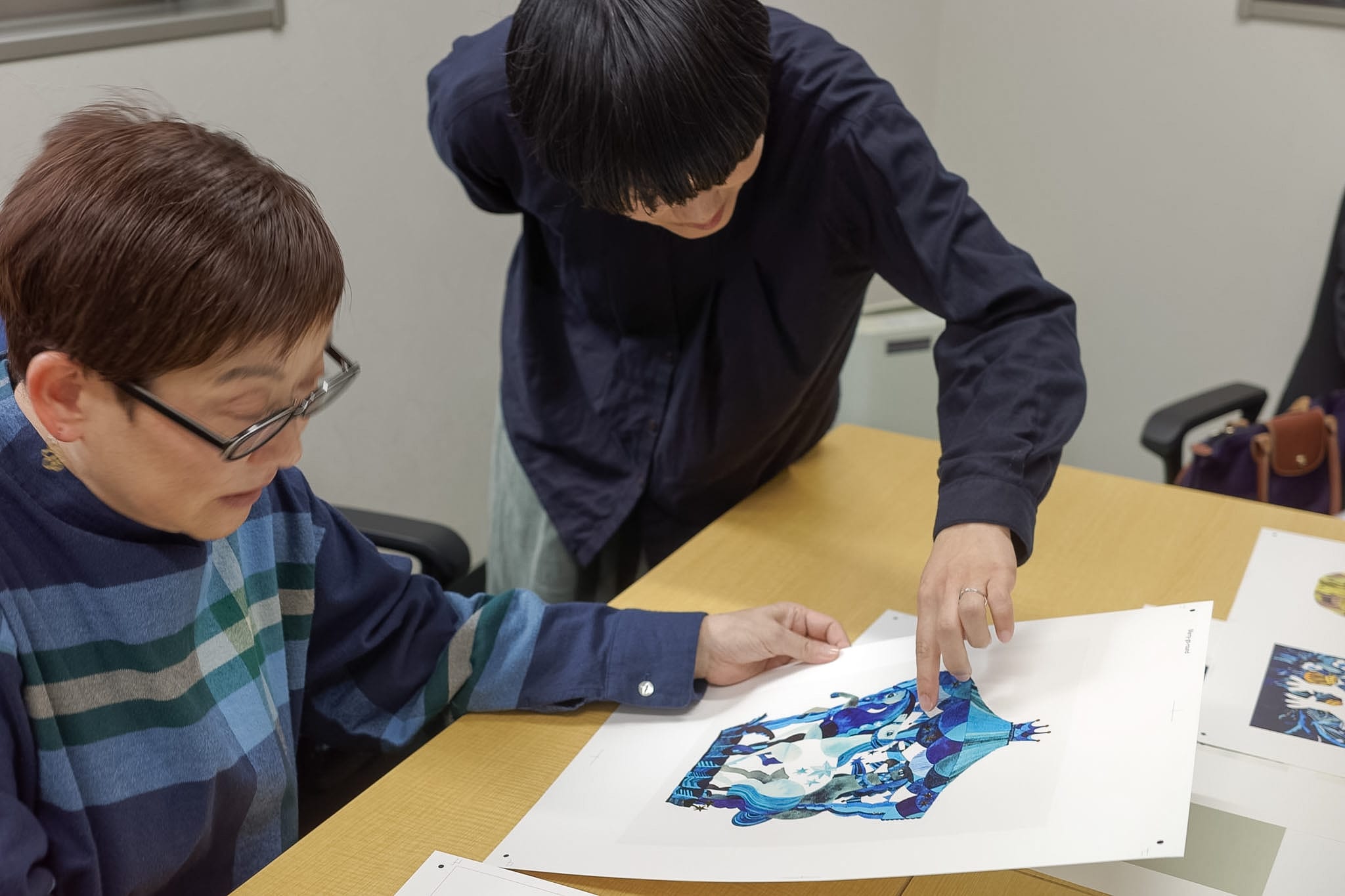 工場での様子