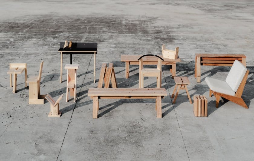 石巻工房が3daysofdesignに出展、15点のアイコニックな家具をdotcomと共催で展示