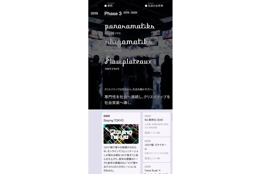ライゾマティクス設立から20周年、アブストラクトエンジンがクロニクル「20 Years in Motion」を公開